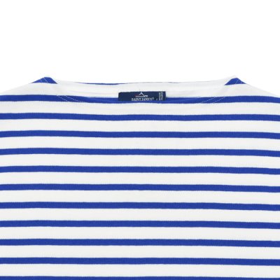 画像3: SAINT JAMES（セントジェームス）OUESSANT（ウエッソン）/NEIGE×GITANE（ホワイト×コバルトブルー）