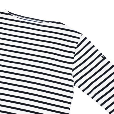 画像4: SAINT JAMES（セントジェームス）OUESSANT（ウエッソン）/NEIGE×NOIR（ホワイト×ブラック）