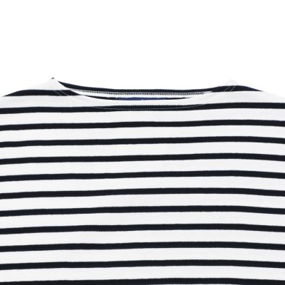 画像3: SAINT JAMES（セントジェームス）OUESSANT（ウエッソン）/NEIGE×NOIR（ホワイト×ブラック）