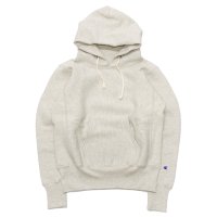 ＜OUTLET＞Champion（チャンピオン）REVERSE WEAVE PULLOVER HOODED SWEATSHIRT（リバースウィーブプルオーバースウェットパーカー）/Oatmeal（オートミール）Made in USA※Sサイズのみ