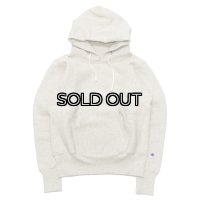 『OUTLET』Champion（チャンピオン）REVERSE WEAVE PULLOVER HOODED SWEATSHIRT ・Made in USA（リバースウィーブプルオーバースウェットパーカー・アメリカ製）”旧モデル” / Oatmeal（オートミール）※Sサイズのみ