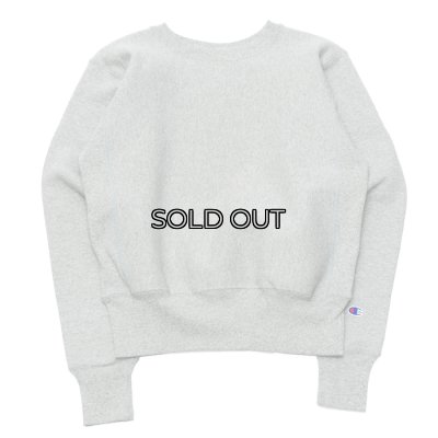 画像1: 『OUTLET』Champion（チャンピオン）REVERSE WEAVE CREW NECK SWEATSHIRT・Made in USA（リバースウィーブクルーネックスウェットシャツ・アメリカ製） / Oxford（オックスフォードグレー）※Sサイズのみ