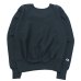 画像1: Champion（チャンピオン）REVERSE WEAVE CREW NECK SWEATSHIRT（リバースウィーブクルーネックスウェットシャツ）/Navy（ネイビー）Made in USA (1)