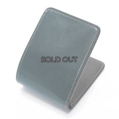 画像2: WILD SWANS（ワイルドスワンズ）WINGS（ウイングス）2つ折りウォレットコインケース無し/グリーン"シェルコードバン"×ブラック"イングリッシュブライドル"