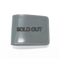 WILD SWANS（ワイルドスワンズ）WINGS（ウイングス）2つ折りウォレットコインケース無し/グリーン"シェルコードバン"×ブラック"イングリッシュブライドル"