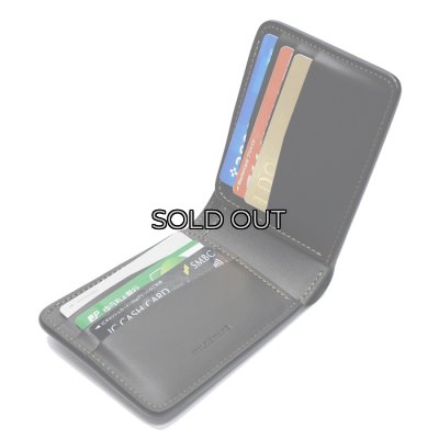 画像5: WILD SWANS（ワイルドスワンズ）WINGS（ウイングス）2つ折りウォレットコインケース無し/グリーン"シェルコードバン"×ブラック"イングリッシュブライドル"