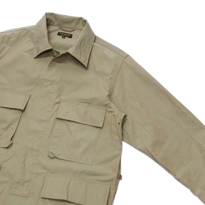 画像4: 『OUTLET』*A VONTADE（アボンタージ）BDU Tropical Jacket（BDUトロピカルジャケット）"Yarn Dyed Ripstop"/ Khaki（カーキ）