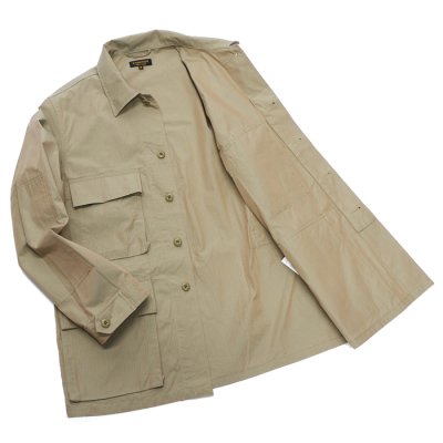画像6: 『OUTLET』*A VONTADE（アボンタージ）BDU Tropical Jacket（BDUトロピカルジャケット）"Yarn Dyed Ripstop"/ Khaki（カーキ）