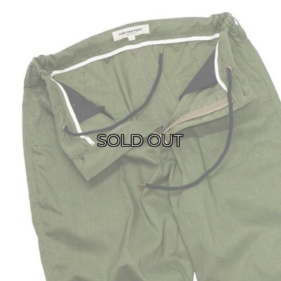 画像3: F.O.B FACTORY（エフオービーファクトリー）EASY PANTS（イージーパンツ）"CL SOLOTEX" / Olive（オリーブ）【裾上げ無料】
