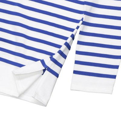 画像5: SAINT JAMES(セントジェームス)NAVAL(ナヴァル)/NEIGE×GITANE(ホワイト×コバルトブルー)