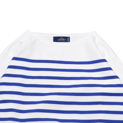 画像3: SAINT JAMES(セントジェームス)NAVAL(ナヴァル)/NEIGE×GITANE(ホワイト×コバルトブルー)