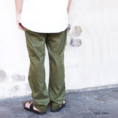 画像10: F.O.B FACTORY（エフオービーファクトリー）EASY PANTS（イージーパンツ）"CL SOLOTEX" / Olive（オリーブ）【裾上げ無料】