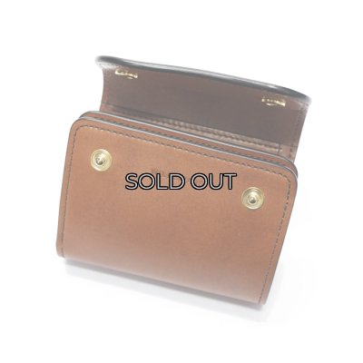 画像4: WILD SWANS（ワイルドスワンズ）ENO（イーノ）ミニ3つ折りウォレット"フルグレインブライドル"/Dark Stain（ダークステイン）