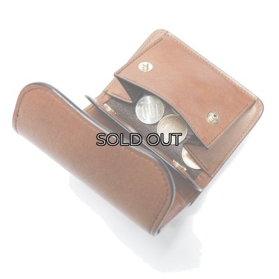 画像8: WILD SWANS（ワイルドスワンズ）ENO（イーノ）ミニ3つ折りウォレット"フルグレインブライドル"/Dark Stain（ダークステイン）