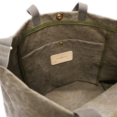 画像2: ARTS&CRAFTS（アーツアンドクラフツ）2WAY WIDE TOTE（2ウェイワイドトート）#9 CANVAS/Olive（オリーブ）