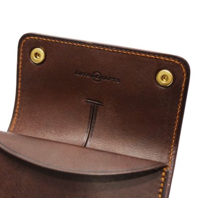 画像8: ARTS&CRAFTS（アーツアンドクラフツ）BOX-COIN COMPACT WALLET（ボックスコインコンパクトウォレット）ELBAMATT ACC/Choco（チョコ）