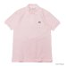 画像1: LACOSTE（ラコステ）Classic Fit Pique Polo Shirt（クラシックフィットピケポロシャツ）/Flamant（フラミンゴ）※Imported from France※サイズ2のみ (1)
