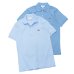 画像1: LACOSTE（ラコステ）Classic Fit Pique Polo Shirt（クラシックフィットピケポロシャツ）/Overview（サックスブルー）・Turquin Blue（ターコイズブルー）※Imported from France (1)