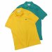 画像1: LACOSTE（ラコステ）Classic Fit Pique Polo Shirt（クラシックフィットピケポロシャツ）/Wasp（イエロー）・Bailloux（ブルーグリーン）※Imported from France (1)