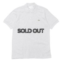 LACOSTE（ラコステ）Classic Fit Pique Polo Shirt（クラシックフィットピケポロシャツ）"Imported from France" / Silver Chine（杢シルバーグレー）