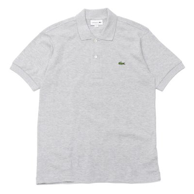 画像1: LACOSTE（ラコステ）Classic Fit Pique Polo Shirt（クラシックフィットピケポロシャツ）"Imported from France" / Silver Chine（杢シルバーグレー）