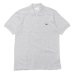 画像1: LACOSTE（ラコステ）Classic Fit Pique Polo Shirt（クラシックフィットピケポロシャツ）/Silver Chine（杢シルバーグレー）※Imported from France (1)