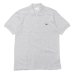画像1: LACOSTE（ラコステ）Classic Fit Pique Polo Shirt（クラシックフィットピケポロシャツ）"Imported from France" / Silver Chine（杢シルバーグレー） (1)