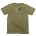 画像1: Good On（グッドオン）Short Sleeve Henley Neck Tee（ショートスリーブヘンリーネックTシャツ）"Pigment Dye"/Sage（セージ） (1)