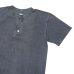 画像4: Good On（グッドオン）Short Sleeve Henley Neck Tee（ショートスリーブヘンリーネックTシャツ）"Pigment Dye"/Navy（ネイビー）