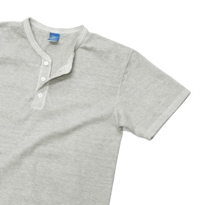 画像4: Good On(グッドオン)Short Sleeve Henley Neck Tee(ショートスリーブヘンリーネックTシャツ)"Pigment Dye" / Ash(アッシュ)