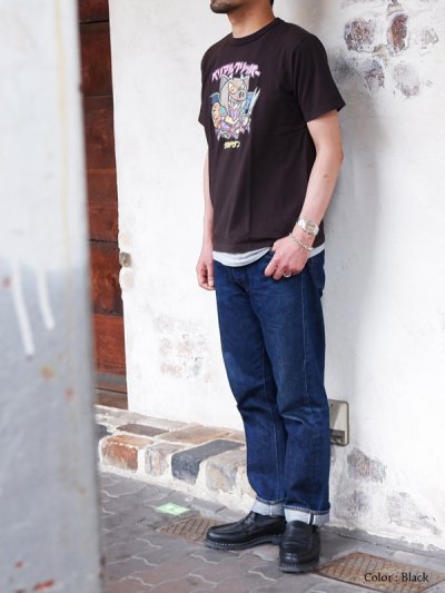 画像11: STUDIO D'ARTISAN（ステュディオ・ダ・ルチザン）ベリアルクリッパーUSAコットンプリントＴシャツ/ White（ホワイト）・Black（ブラック）