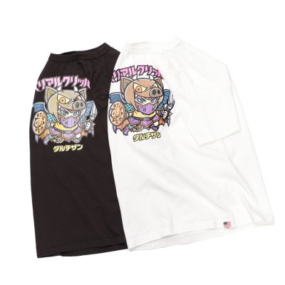 画像1: STUDIO D'ARTISAN（ステュディオ・ダ・ルチザン）ベリアルクリッパーUSAコットンプリントＴシャツ/ White（ホワイト）・Black（ブラック）