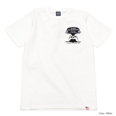 画像2: STUDIO D'ARTISAN（ステュディオ・ダ・ルチザン）USAコットンプリントＴシャツ/ White（ホワイト）・Black（ブラック）
