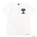 画像2: STUDIO D'ARTISAN（ステュディオ・ダ・ルチザン）USAコットンプリントＴシャツ/ White（ホワイト）・Black（ブラック） (2)