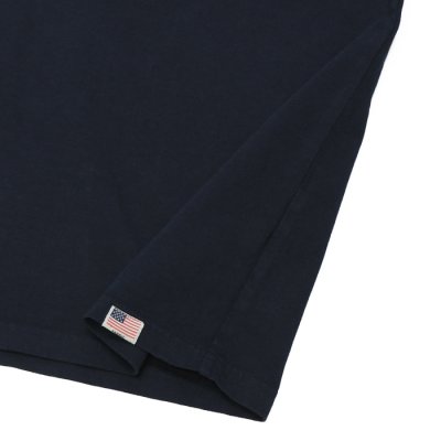 画像5: STUDIO D'ARTISAN（ステュディオ・ダ・ルチザン）インディゴッドUSAコットンプリントＴシャツ/ Navy（ネイビー）