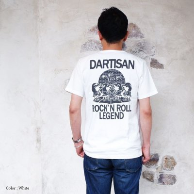 画像6: STUDIO D'ARTISAN（ステュディオ・ダ・ルチザン）USAコットンプリントＴシャツ / Black（ブラック）※Sサイズのみ