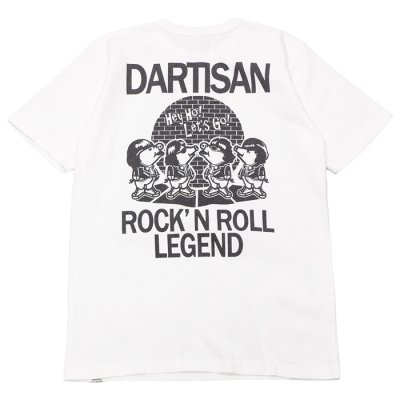 画像3: STUDIO D'ARTISAN（ステュディオ・ダ・ルチザン）USAコットンプリントＴシャツ / Black（ブラック）※Sサイズのみ
