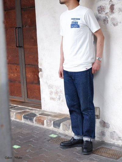 画像4: STUDIO D'ARTISAN（ステュディオ・ダ・ルチザン）USAコットンプリントＴシャツ / Navy（ネイビー）※Sサイズのみ