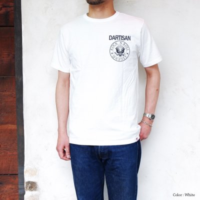 画像5: STUDIO D'ARTISAN（ステュディオ・ダ・ルチザン）USAコットンプリントＴシャツ / Black（ブラック）※Sサイズのみ