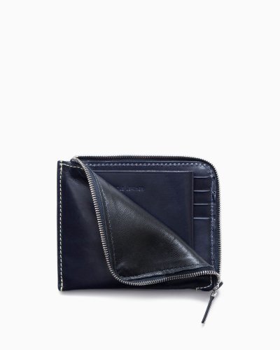 画像2: Whitehouse Cox（ホワイトハウスコックス）S3068 Slim Zip Wallet（スリムジップウォレット）/Navy（ネイビー）