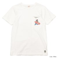 free rage（フリーレイジ）リサイクルコットンプリントTee"Frank"/White（ホワイト）