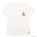画像1: free rage（フリーレイジ）リサイクルコットンプリントTee"Frank"/White（ホワイト） (1)