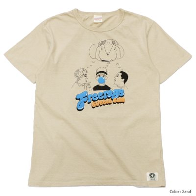 画像1: free rage（フリーレイジ）リサイクルコットンプリントTee"GUM"/ Sand（サンド）