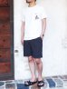画像4: free rage（フリーレイジ）リサイクルコットンプリントTee"Frank"/White（ホワイト） (4)