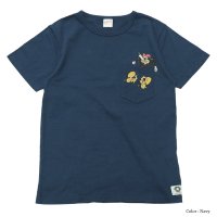 free rage（フリーレイジ）リサイクルコットンプリントTee"Mouse"/ Navy（ネイビー）