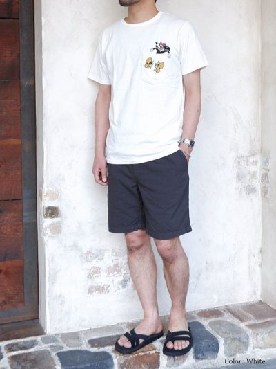 画像4: ＜OUTLET＞free rage（フリーレイジ）リサイクルコットンプリントTee / Navy（ネイビー）※Sサイズのみ
