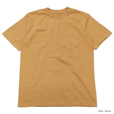 画像4: Good On(グッドオン)Organic Short Sleeve Pocket Tee(オーガニックショートスリーブポケットTシャツ)/ Natural(ナチュラル)・Brown(ブラウン)・Green(グリーン)