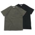 画像1: Goodwear（グッドウェア）Short Sleeve Crew Neck Pocket Tee（ショートスリーブクルーネックポケット付Tシャツ）/Used Black（ユーズドブラック）・Black（ブラック） (1)