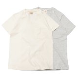 Goodwear（グッドウェア）Short Sleeve V-Neck Pocket Tee（ショートスリーブVネックポケット付Tシャツ）/Natural（ナチュラル）・Oxford（オックスフォードグレー）