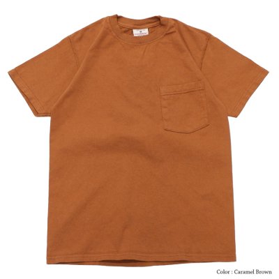 画像2: Goodwear（グッドウェア）Short Sleeve Crew Neck Pocket Tee（ショートスリーブクルーネックポケット付Tシャツ）/Caramel Brown（キャラメルブラウン）・Ruby Red（ルビーレッド）